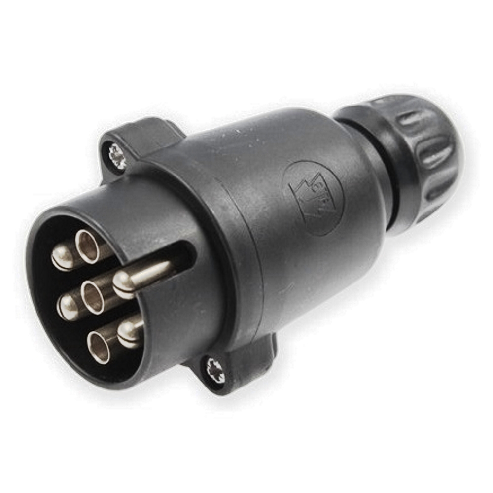201050 Вилка 7 контактів, 7P/12V, IP 44, ISO 1724 - Type N, ERICH JAEGER 201050 Вилка 7 контактів, 7P/12V, IP 44, ISO 1724 - Type N, ERICH JAEGER